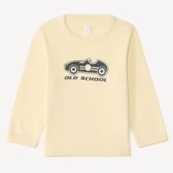 Sweater voor jongen met vintage auto print