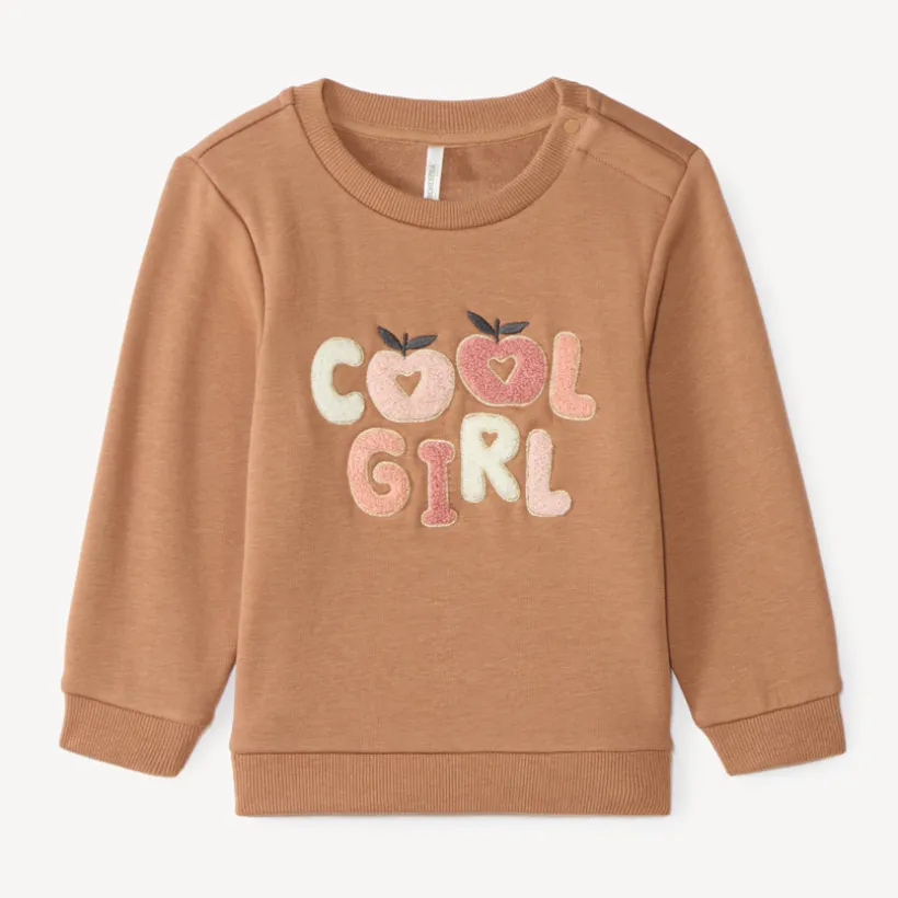 Sweater voor meisjes met geborduurde fantasie.