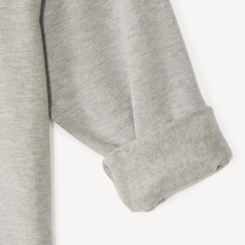 Sweat jongens van eenkleurig fleece