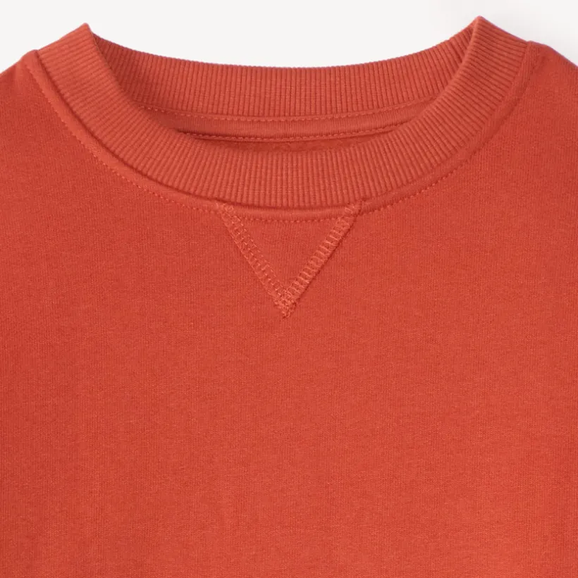 Sweat jongens van eenkleurig fleece