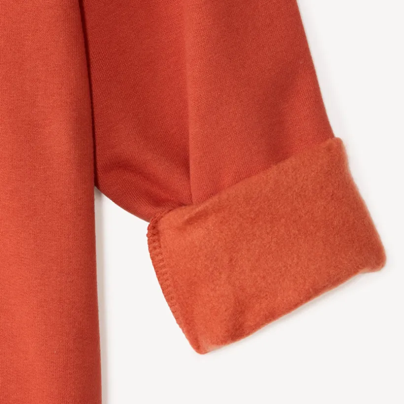 Sweat jongens van eenkleurig fleece