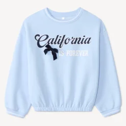 Sweat meisjes met Californische print en elastische onderkant