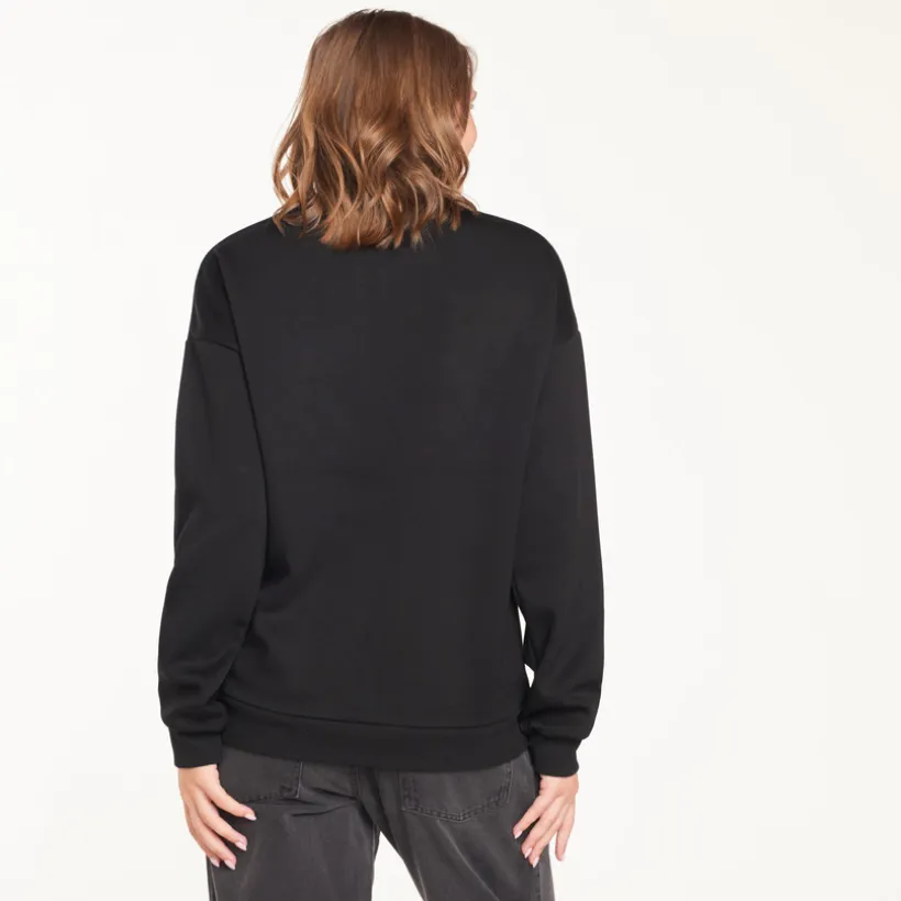 Sweat met zachte voering voor zwangerschap en borstvoeding met stijlvolle details
