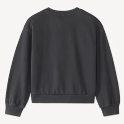 Sweat oversized meisjes met fantasie borduurwerk