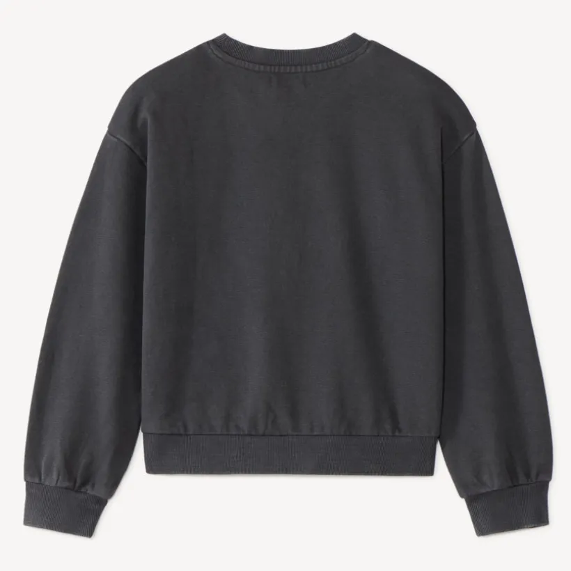 Sweat oversized meisjes met fantasie borduurwerk