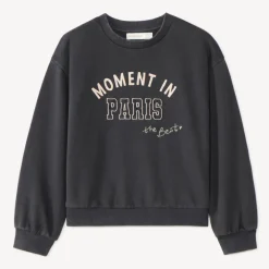 Sweat oversized meisjes met fantasie borduurwerk