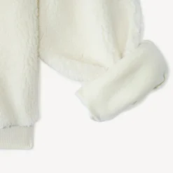 Sweat oversize in sherpa met imitatiebont meisjes