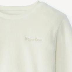 Sweat oversize in sherpa met imitatiebont meisjes