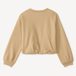 Sweat oversize voor meisjes met fantasiepatches