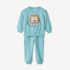Sweatshirtfantasie en cargostijl jogging voor babyjongens
