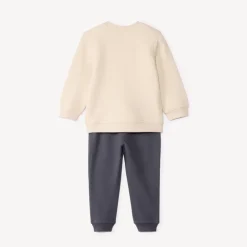 Sweatshirtfantasie en joggingbroek voor babyjongen in fleece