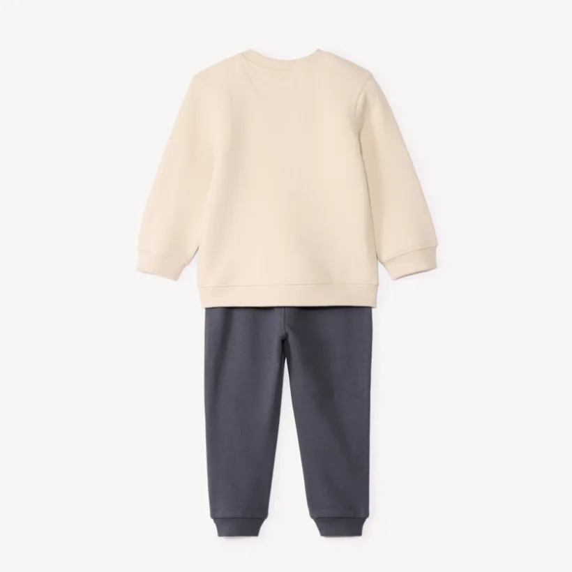 Sweatshirtfantasie en joggingbroek voor babyjongen in fleece