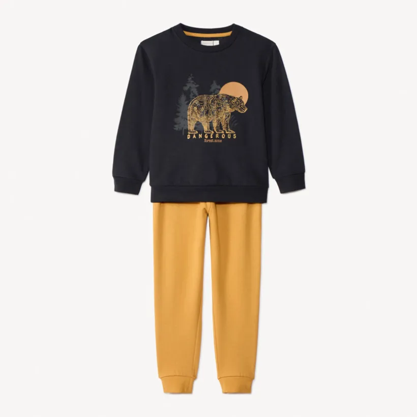 Sweatshirt fantasie met fleece joggingbroek jongens