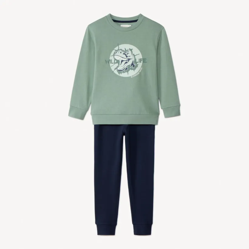 Sweatshirt fantasie met fleece joggingbroek jongens