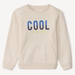 Sweatshirt fleece met borduurwerk jongens