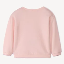 Sweatshirt fleece met hartprint Love voor babymeisje