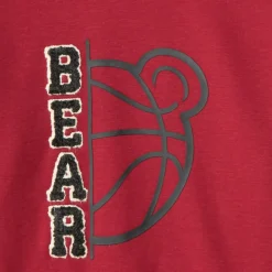 Sweatshirt fleece oversize met basketbalpatroon voor babyjongens