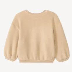 Sweatshirt fleece oversize voor babymeisje