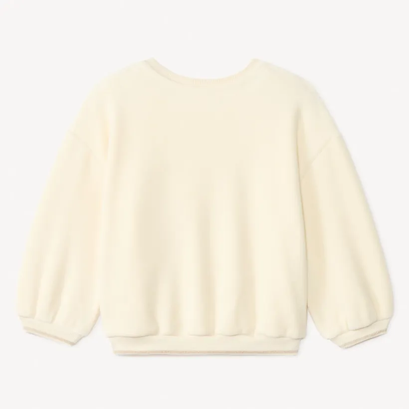 Sweatshirt fleece oversize voor babymeisje