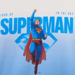 Sweatshirt in fleece met dégradé-effect Superman Warner jongens
