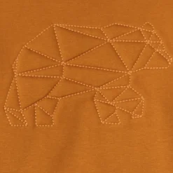 Sweatshirt in fleece met doorgestikt dierenpatroon jongens