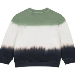 Sweatshirt in fleece met fantasie Tie and Dye voor jongen