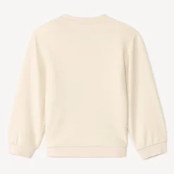 Sweatshirt in fleece met geborduurd lusdier voor babyjongens