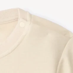 Sweatshirt in fleece met geborduurd lusdier voor babyjongens