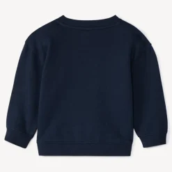 Sweatshirt in fleece met oversize pasvorm en print voor babyjongens
