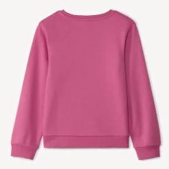 Sweatshirt in fleece met print meisjes