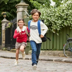 Sweatshirt in fleece met print jongens