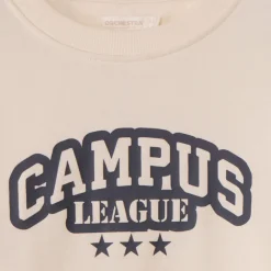 Sweatshirt in fleece met print jongens