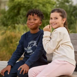 Sweatshirt in fleece met print jongens