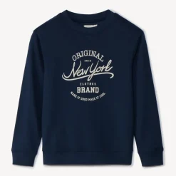 Sweatshirt in fleece met print jongens