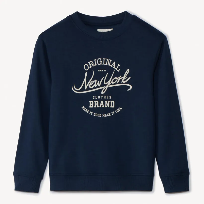 Sweatshirt in fleece met print jongens