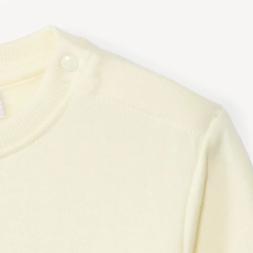 Sweatshirt in fleece Monsieur Heureux voor babyjongens