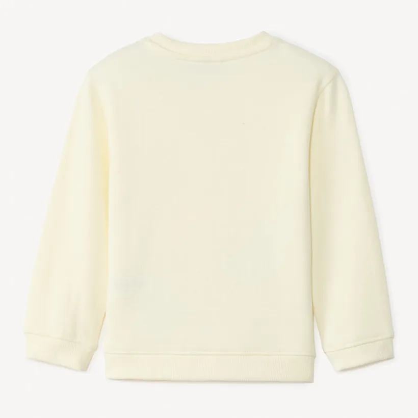 Sweatshirt in fleece Monsieur Heureux voor babyjongens