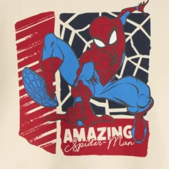 Sweatshirt jongen oversize met Spider-Man Marvel print