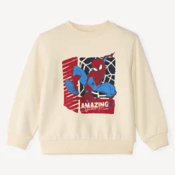 Sweatshirt jongen oversize met Spider-Man Marvel print
