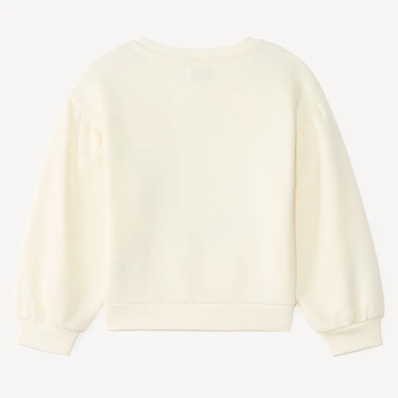 Sweatshirt meisje in oversized fleece met Hello Kitty-print