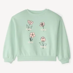 Sweatshirt met bloemenprint meisjes