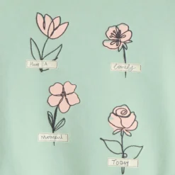 Sweatshirt met bloemenprint meisjes