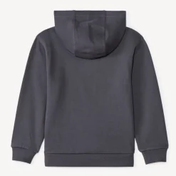 Sweatshirt met effen fleecekap jongens