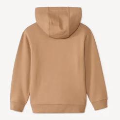 Sweatshirt met effen fleecekap jongens