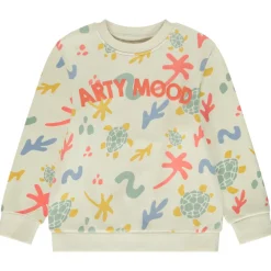 Sweatshirt met fantasieprint en puffprint jongens