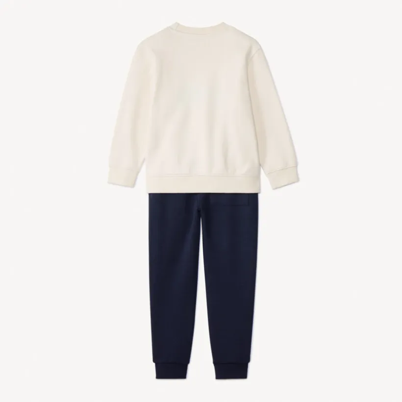 Sweatshirt met fantasieprint en effen joggingbroek jongens