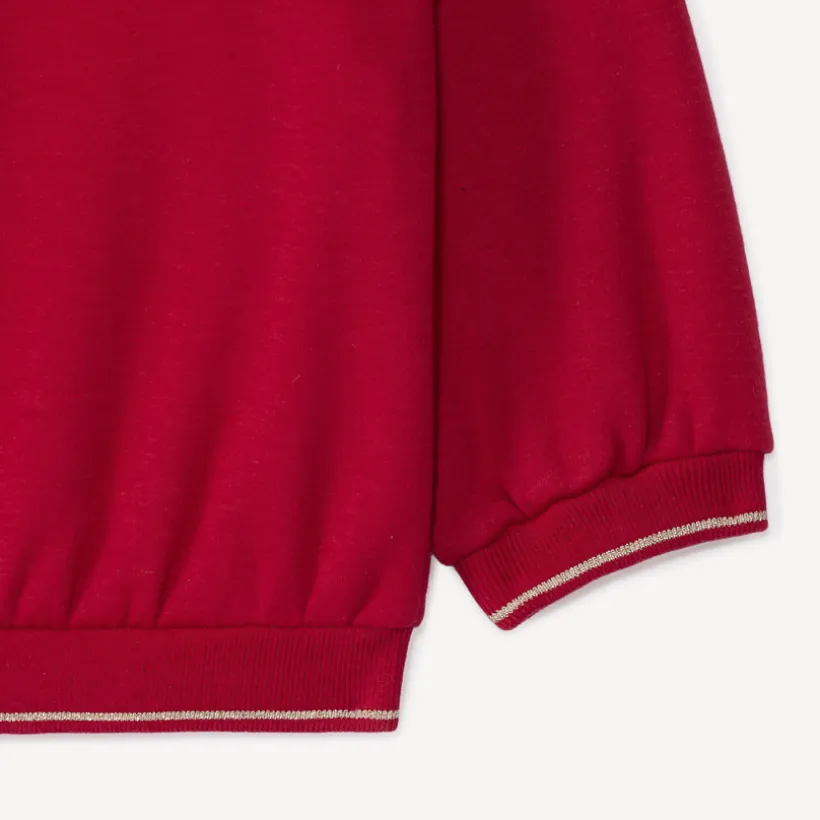 Sweatshirt met kerstboomprint voor meisjesbaby's
