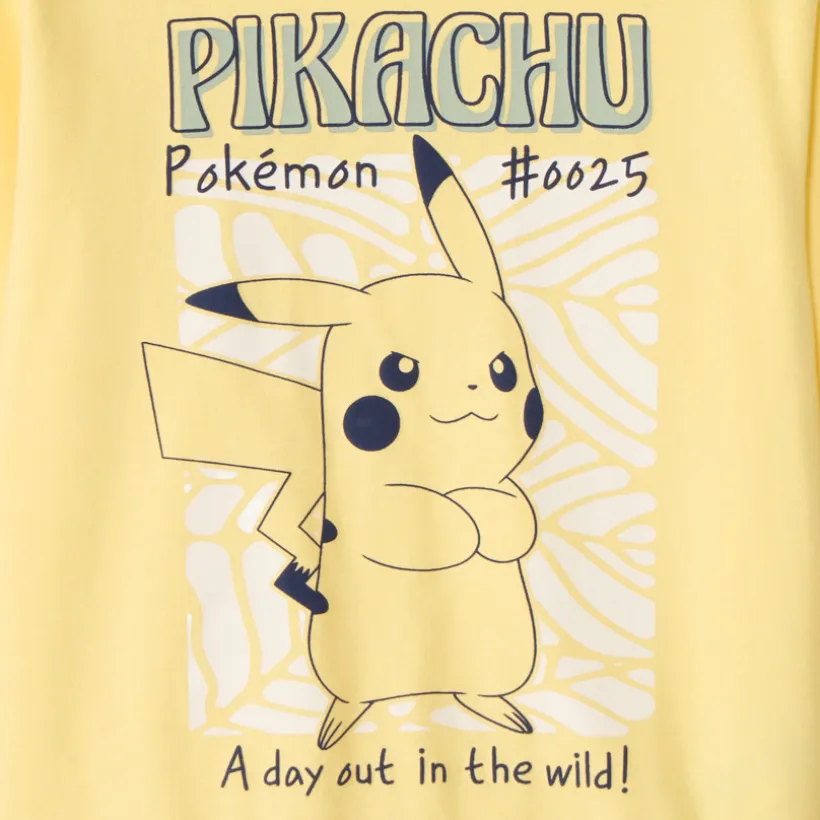 Sweatshirt met Pikachu Pokémon-print jongens