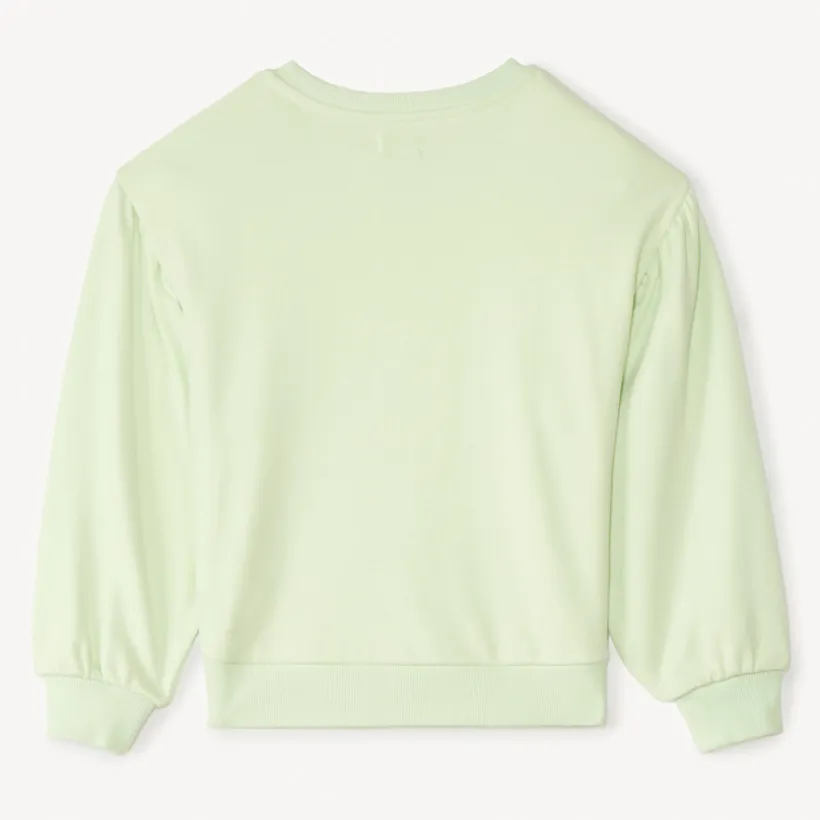 Sweatshirt met pofmouwen Palmboom meisjes