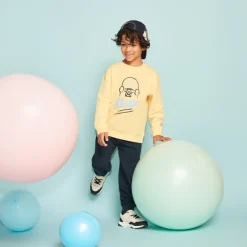 Sweatshirt met puff print jongens